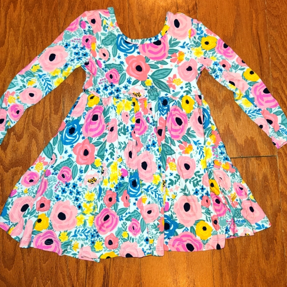 Little sleepies secret garden twirl dress